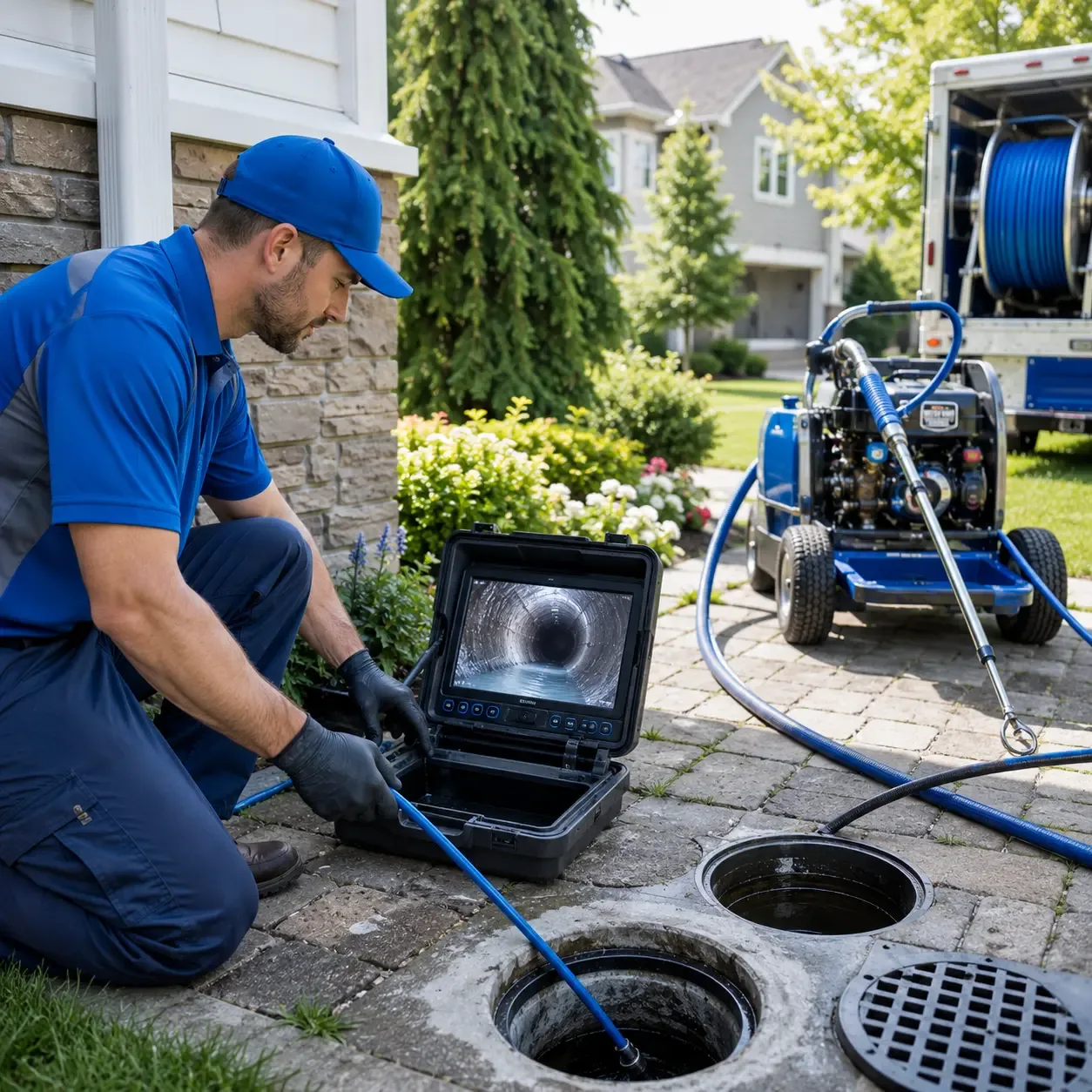 Outdoor drain cleaning professionals serving Ransomville, NY